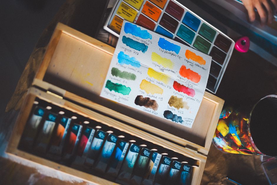 Échantillons de couleurs de peinture